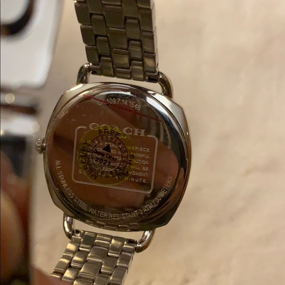 Coach Silver Metal Watch - Picture 3 of 6